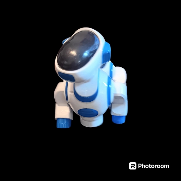 Dancing Robot Dog Vivitar Robo Bump & Go Action for Ages 6+ Blue and White - Picture 3 of 5